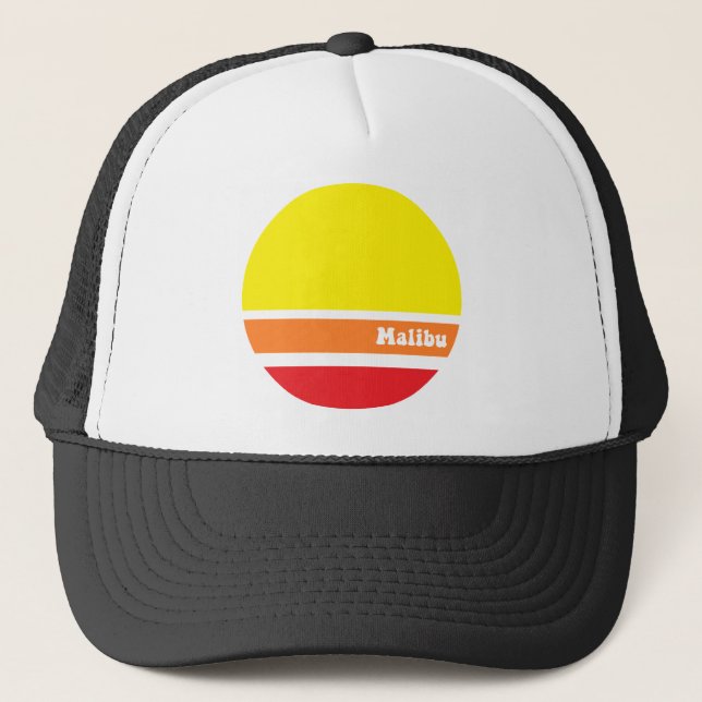 Gorra retro del camionero de Malibu (Anverso)