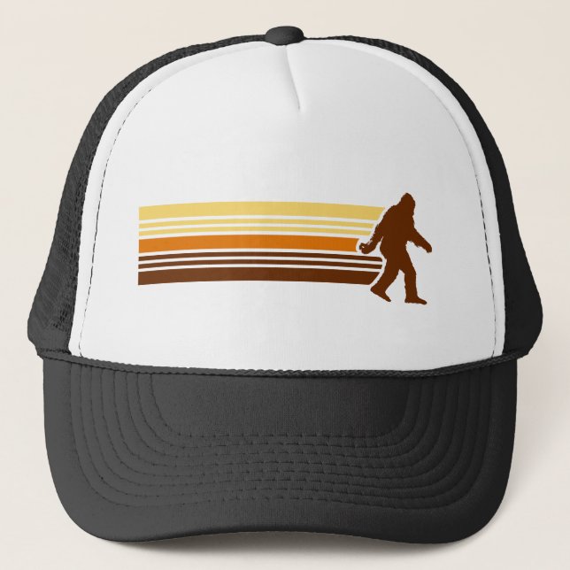 Gorra retro del camionero de Sasquatch (Anverso)