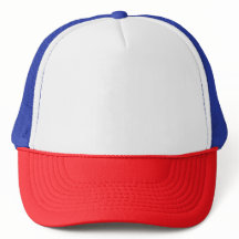 Gorra rojo/blanco/azul del camionero