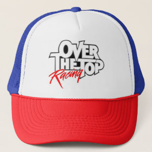 Gorra rojo, blanco, y azul del camionero de OTTR