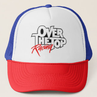 Gorra rojo, blanco, y azul del camionero de OTTR