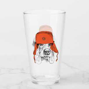 Gorra rojo de Basset Hound el   Ushanka