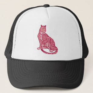 Gorra rosado de la pantera