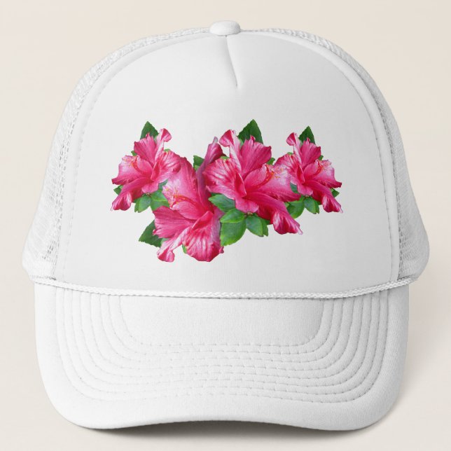 Gorra rosado de la reina del hibisco (Anverso)