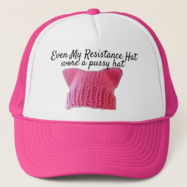 Gorra rosado de la resistencia (Anverso)