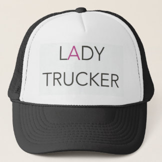 Gorra rosado de señora Trucker los E.E.U.U.
