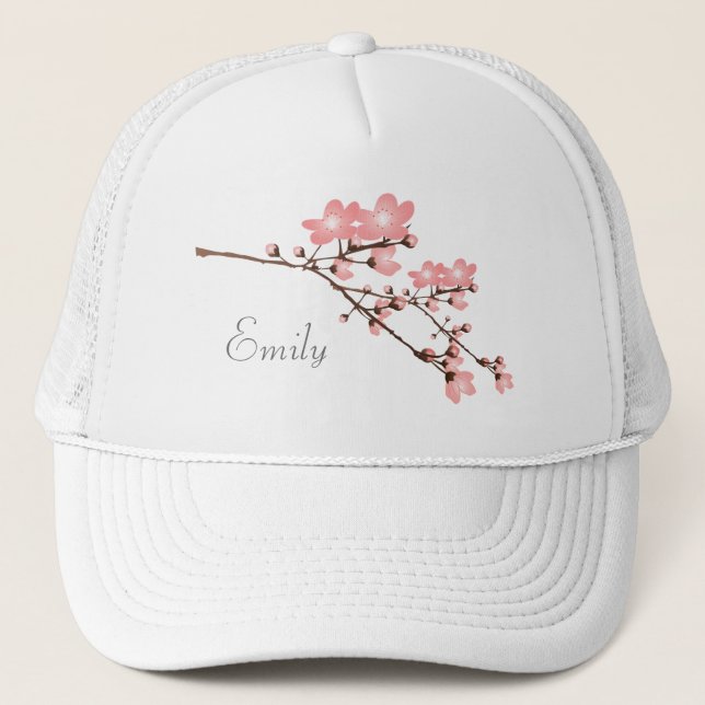 Gorra rosado personalizado del camionero de la (Anverso)