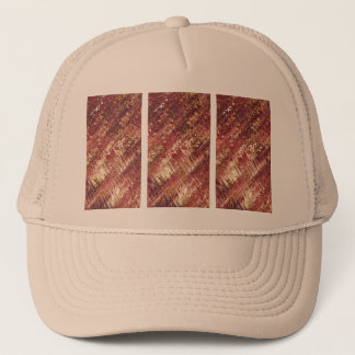 Gorra rosado tríptico del camionero de la pluma
