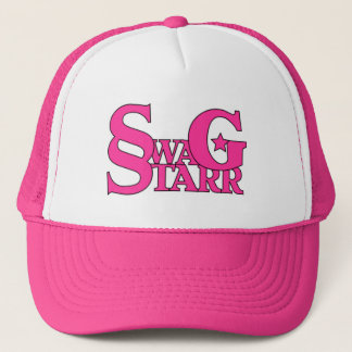 Gorra rosado y blanco de Starr del Swag