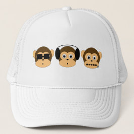Gorra sabio de tres monos