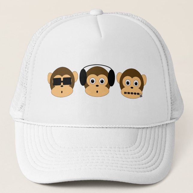 Gorra sabio de tres monos (Anverso)