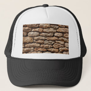 Gorra seco de la pared de piedra