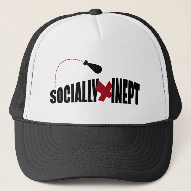 Gorra social inepto de X (Anverso)