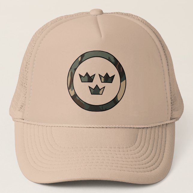 GORRA sueco de la fuerza aérea de Camo (Anverso)