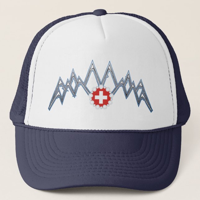 Gorra suizo de las montañas (Anverso)