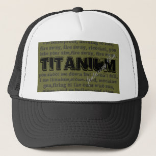 Gorra Titanium del camionero de la canción con el