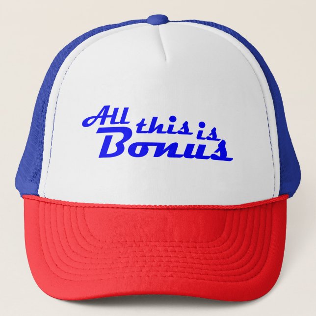 gorra "Todo Esto Es Bono" (Anverso)