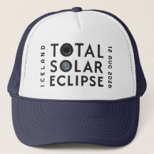 Gorra total de eclipse solar con fecha de Personal