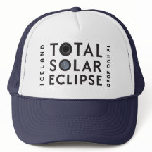 Gorra total de eclipse solar con fecha de Personal