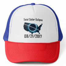 Gorra total del camionero del eclipse solar 2017