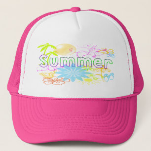 Gorra tropical del verano