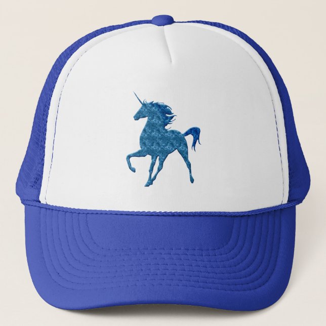 Gorra Unicornio de Blue Fire (Anverso)