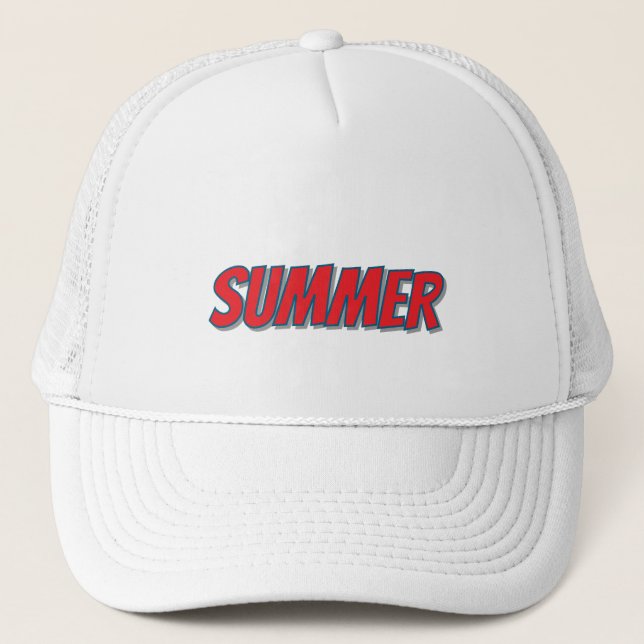 Gorra Unisex Mensaje Verano Fresco (Anverso)