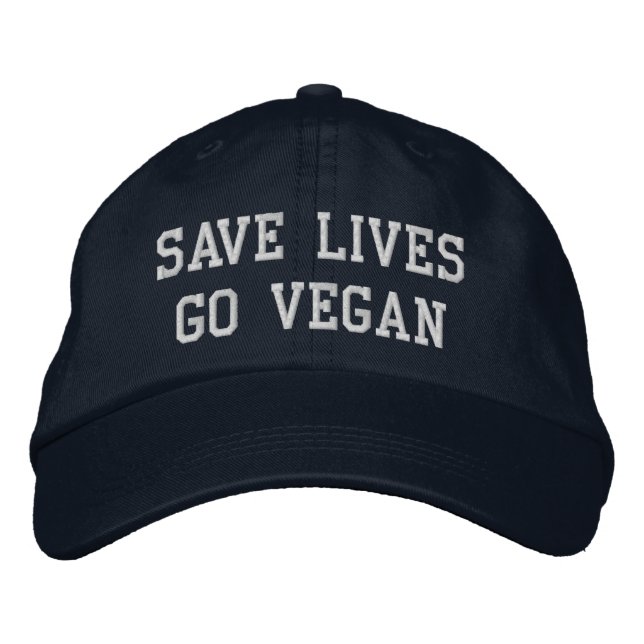 Gorra Vegan Baseball (texto blanco) (Anverso)