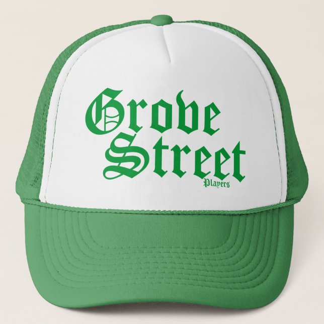 Gorra verde afortunado del camionero de la calle (Anverso)