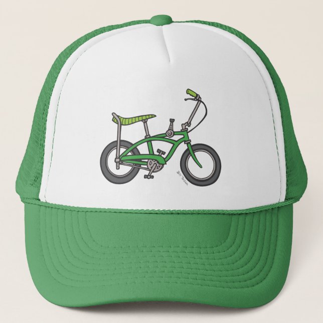Gorra verde de la bici de Seat del plátano (Anverso)