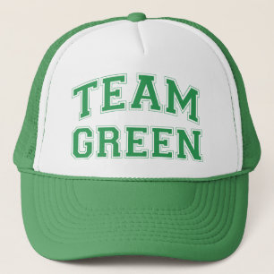 Gorra verde del equipo