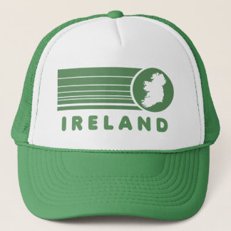 Gorra verde retro del camionero de Irlanda