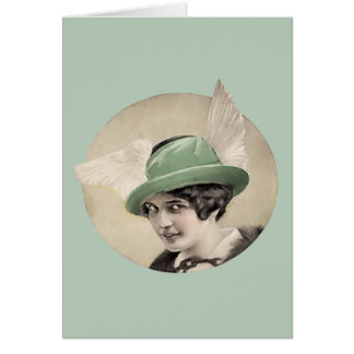 Gorra verde vintage