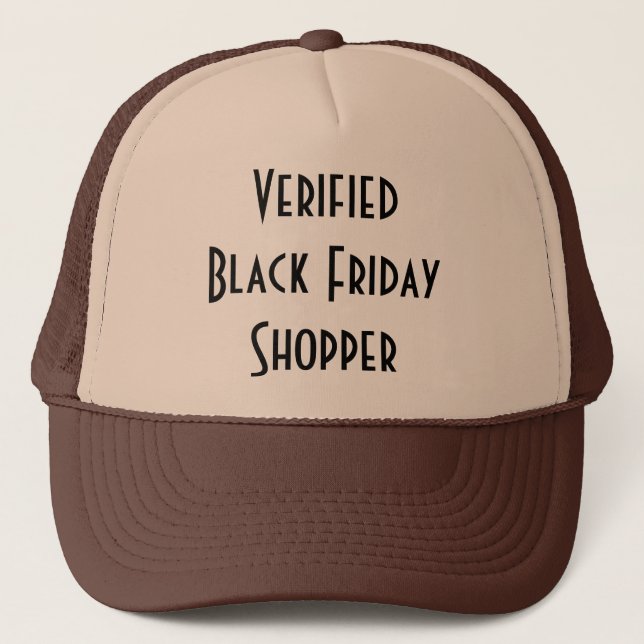 Gorra verificado del comprador del Black Friday (Anverso)