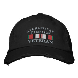 Gorra veterano de campaña en Afganistán
