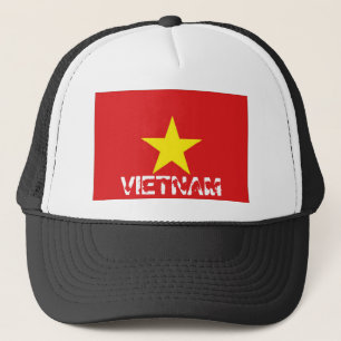 Gorra vietnamita del recuerdo de la bandera de