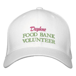 Gorra voluntario del banco de alimentos
