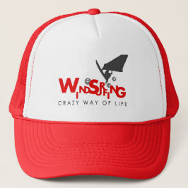 Gorra Windsurfing del rojo y blanco