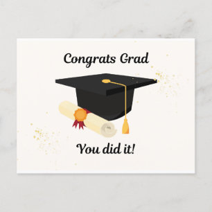Gorras a ti: Tarjetas de graduación