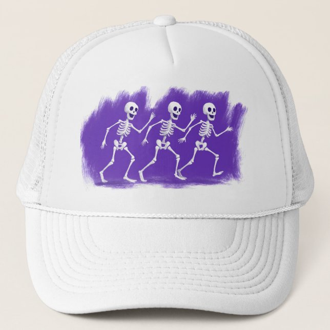Gorras Amigables de Esqueleto - Tapa Cute y Espelu (Anverso)