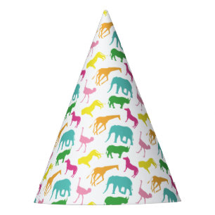 Gorras animales de la fiesta de cumpleaños del