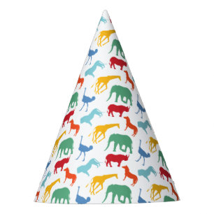 Gorras animales de la fiesta de cumpleaños del