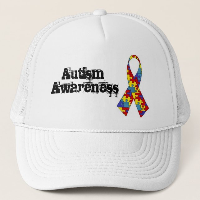 Gorras apagado a la conciencia del autismo (Anverso)