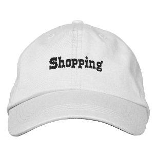 Gorras Blancas de Compras Personalizadas con Texto