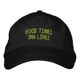 Gorras Bordadas Good Times Tan Lines