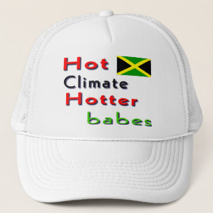 gorras calientes jamaicanos del camionero de los