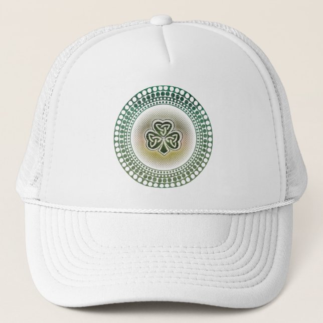 Gorras célticos irlandeses de los tréboles y (Anverso)