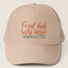 Gorras con lema de madres saladas y niños asilvest