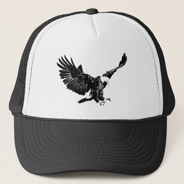Gorras de águila blanca y negra (Anverso)