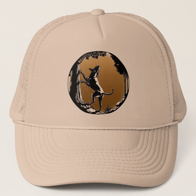 Gorras de arte de caza de perro de perro de perro  (Anverso)